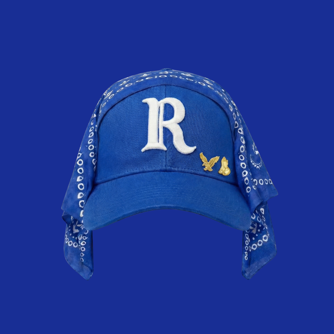 Red Letter "R" Hat (Royal/White)