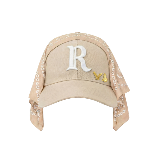 Red Letter "R" Hat (Khaki/White)