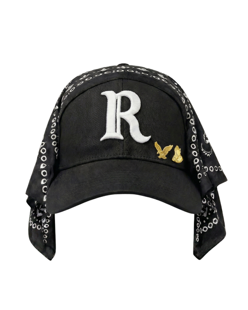 Red Letter "R" Hat (Black/White)