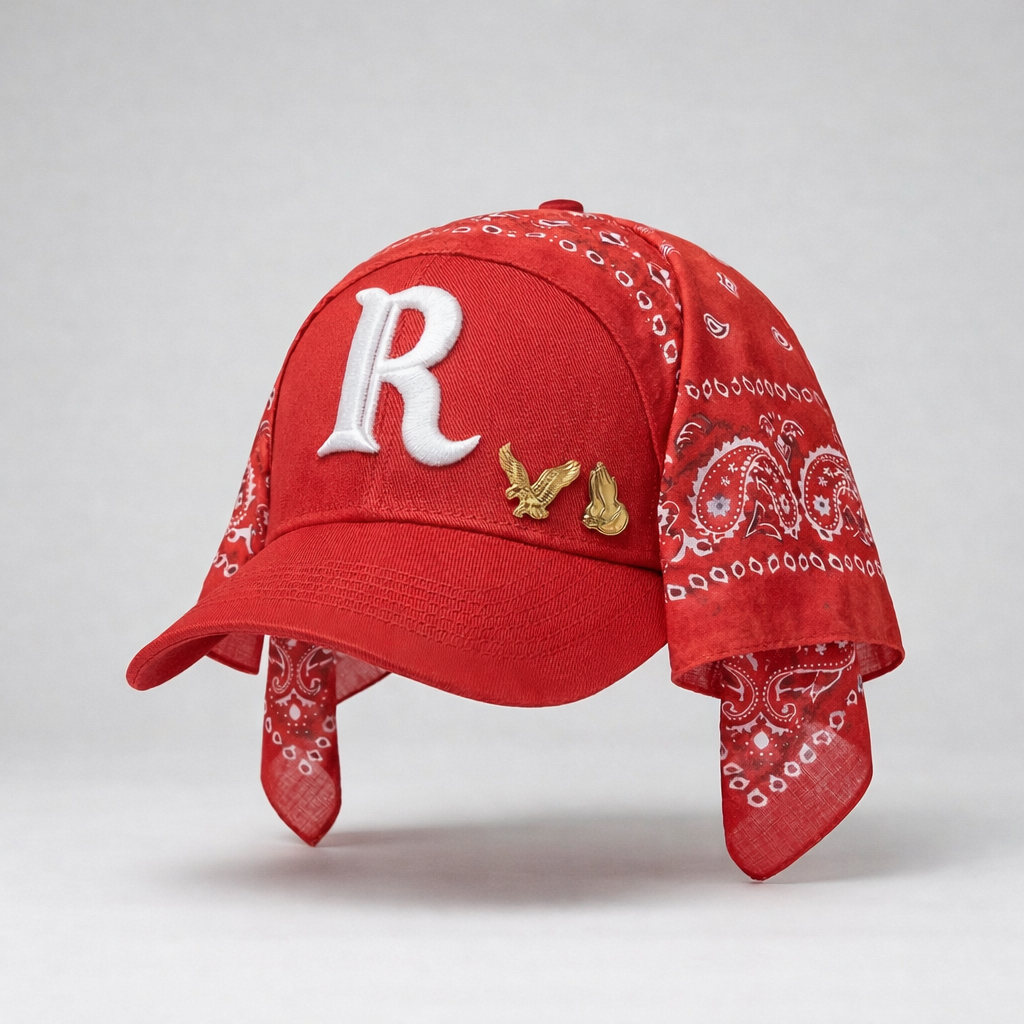 Red Letter "R" Hat (Red/White)