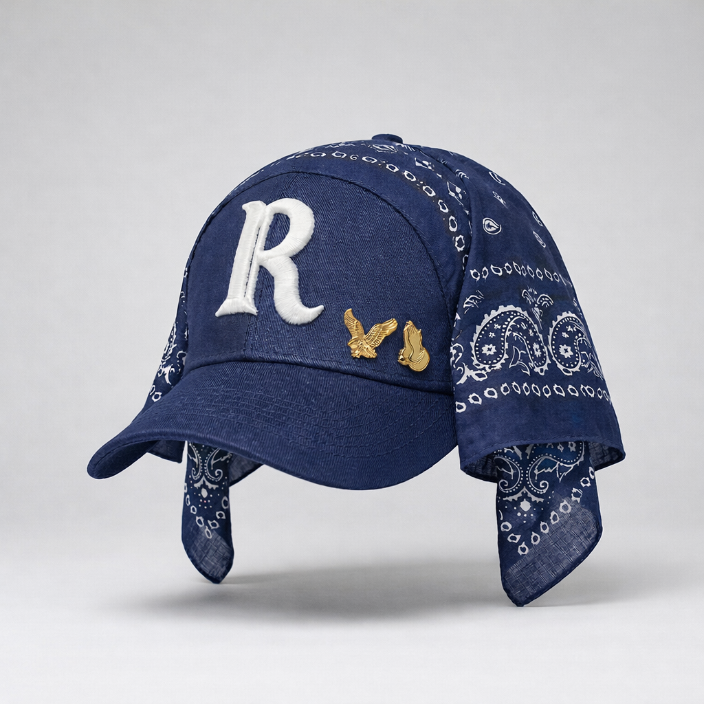 Red Letter "R" Hat (Navy/White)