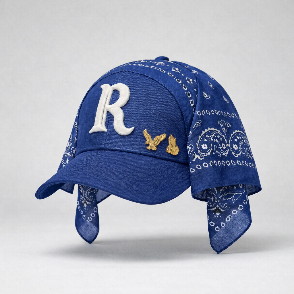 Red Letter "R" Hat (Royal/White)