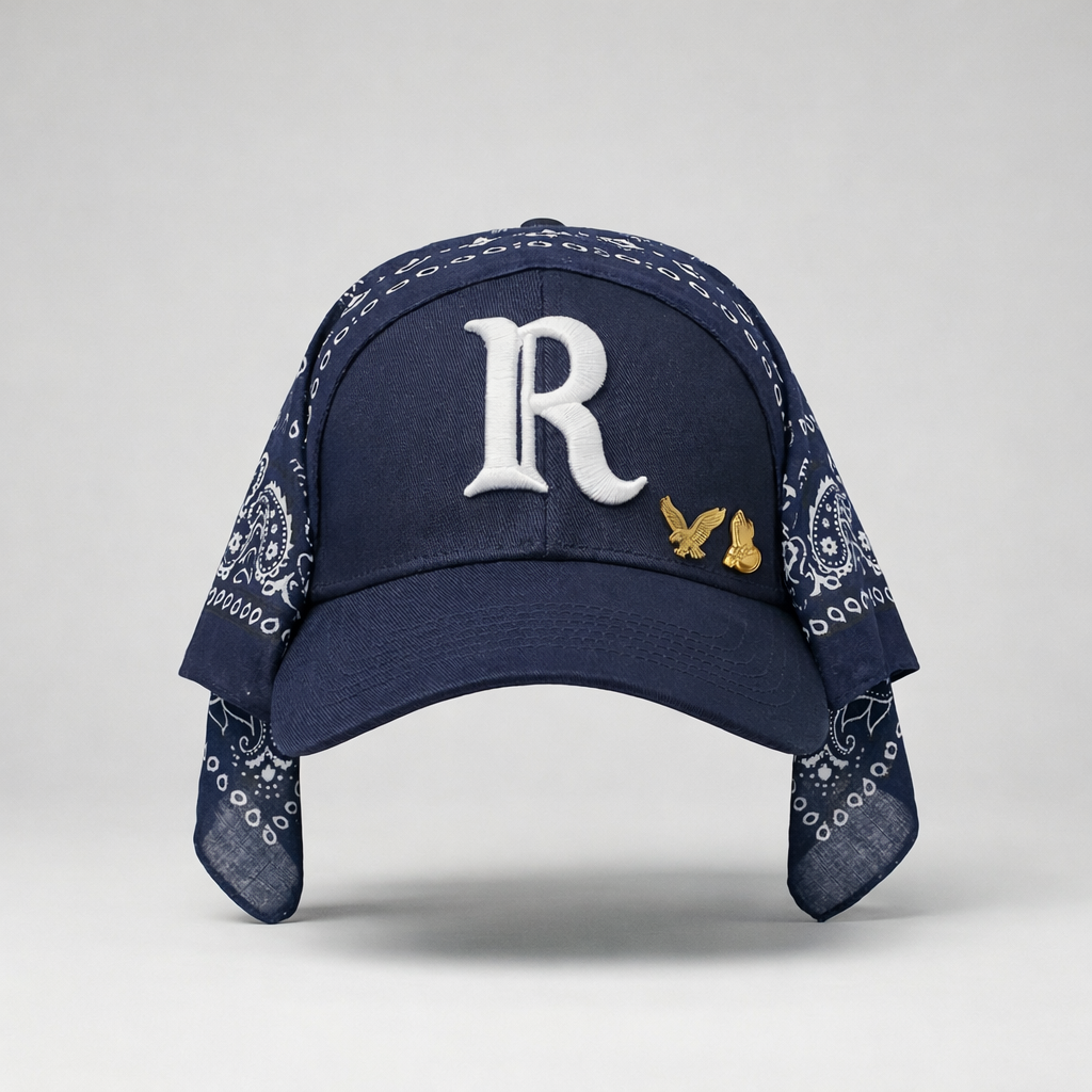 Red Letter "R" Hat (Navy/White)