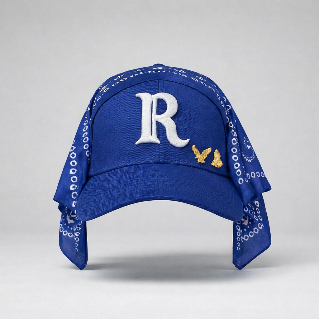 Red Letter "R" Hat (Royal/White)