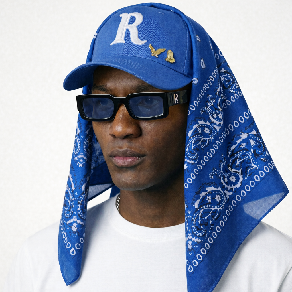 Red Letter "R" Hat (Royal/White)