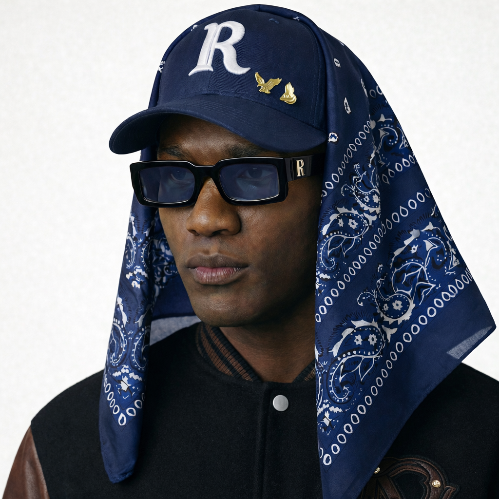 Red Letter "R" Hat (Navy/White)