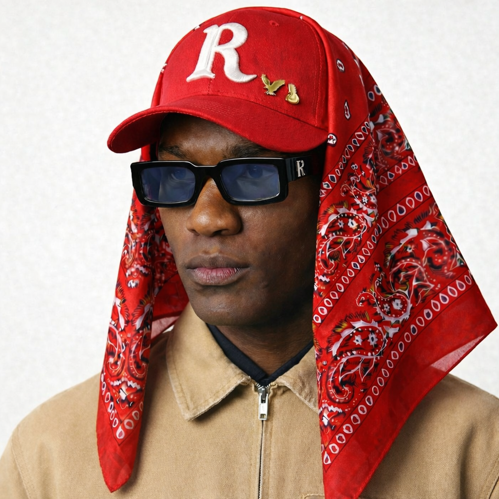 Red Letter "R" Hat (Red/White)